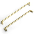 thumbnail image 1 of Goo-Ki 12 Pack 10''(256mm) Hole Center Brushed Bronze Cabinet Pulls, Zinc Alloy Minimalist Style Cabinet Handles for Drawer,Dresser,Cupboard Wardrobe Cabinet, 1 of 8