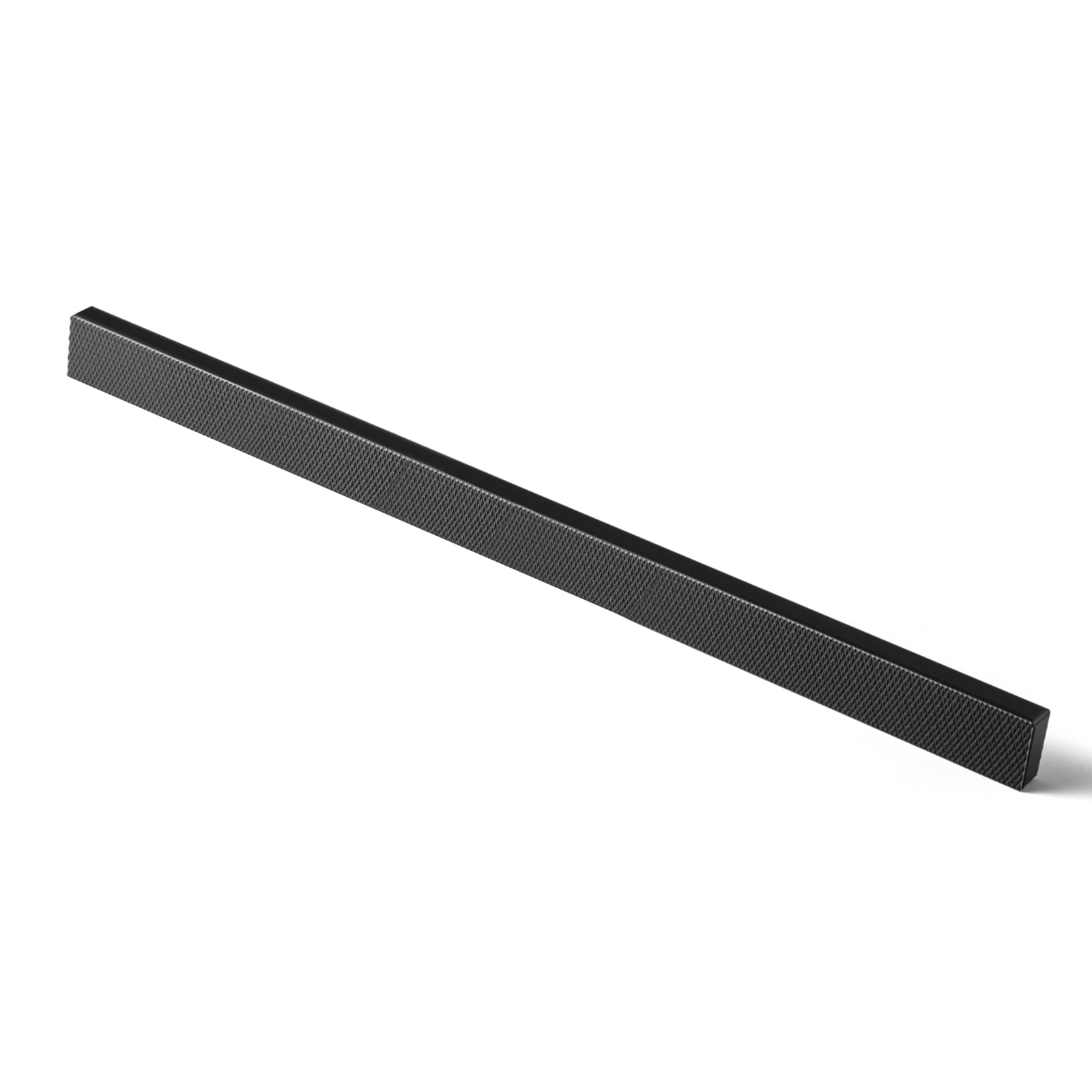 Goo-Ki 12 Pack 12-5/8 Inch Hole Centers Matte Black Knurled Cabinet Pulls, Textured Vintage Cabinet Bar Handles for Drawer, Dressers, Furniture Hardware