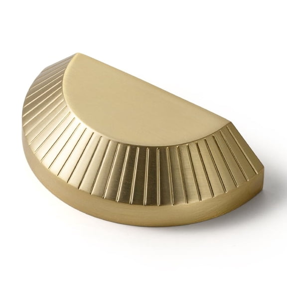 Goo-Ki 12 Pack 2.5''(64 MM) Hole Centers Champagne Bronze Cabinet Cup Handles, Luxury Zinc Alloy Cabinet Pulls for Dresser,Drawer,and Cupboard