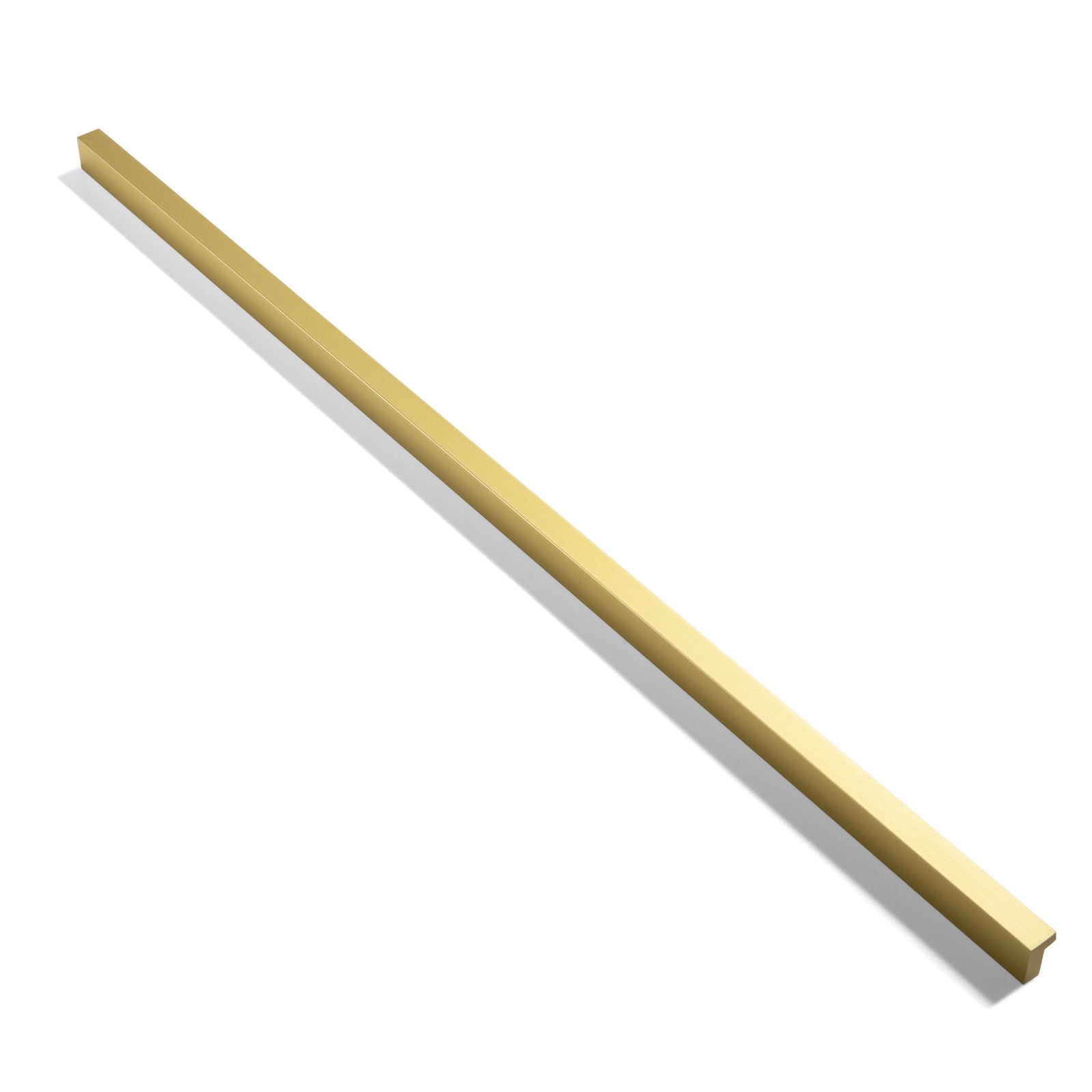 Goo-Ki 12 Pack 20 Inch(508mm) Kitchen Cabinet Pulls, Light Brushed Brass Cabinet Handles, Drawer Pulls for Dresser,Wardrobe & Cupboard