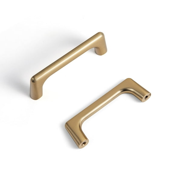 Goo-Ki 12 Pack 3''(76mm) Hole Center Antique Brass Cabinet Pulls, Zinc Alloy Minimalist Style Cabinet Handles for Drawer,Dresser,Cupboard Wardrobe Cabinet