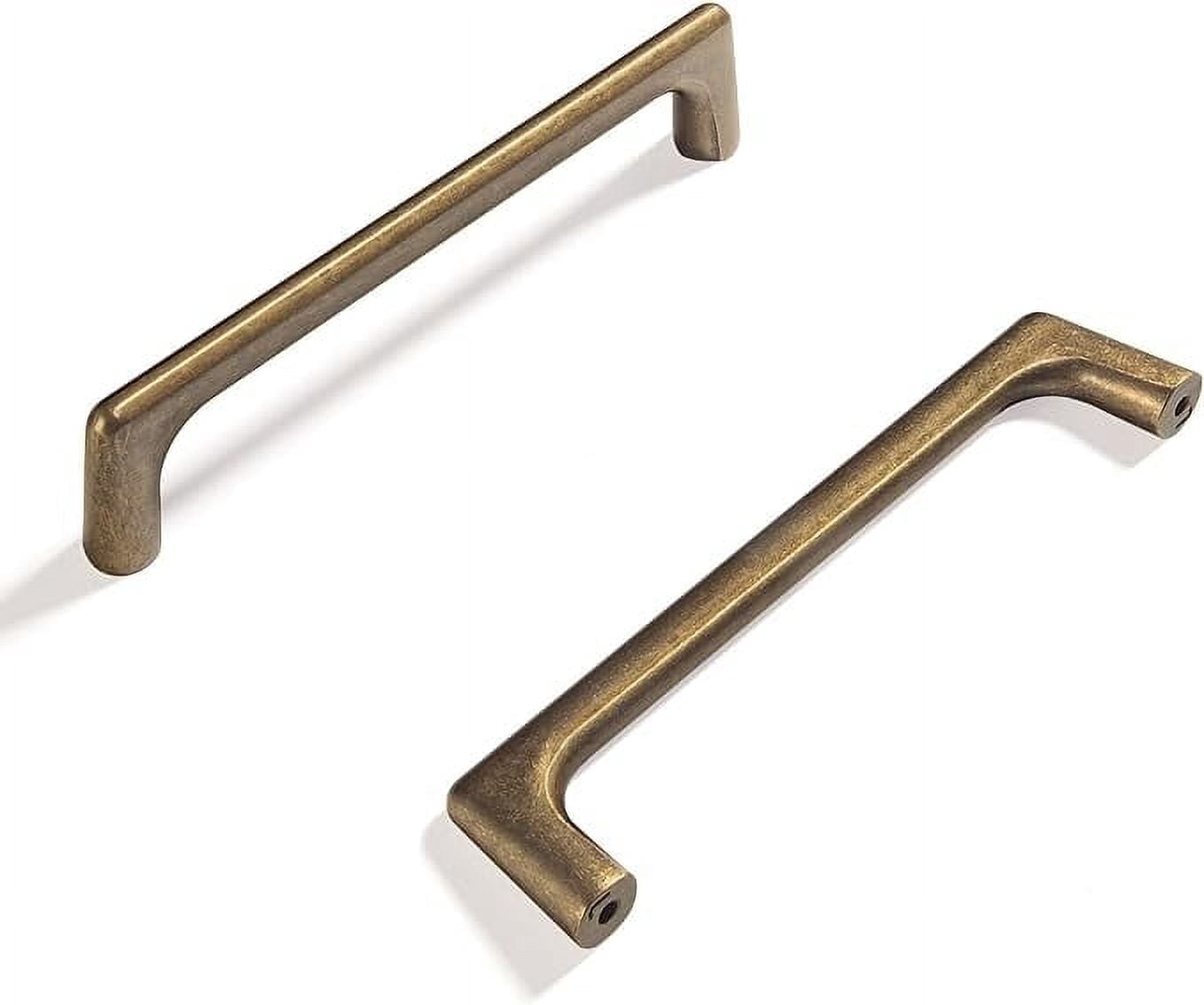 Goo-Ki 12 Pack 3"(76mm) Hole Center Cabinet Pulls Antique Brass Cabinet Handle Retro Drawer Handle Wardrobe Cabinet Hardware