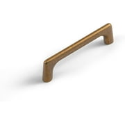 Goo-Ki 12 Pack 3.8"(96mm)Hole Centers Vintage Antique Brass Cabinet Pulls Decorations Cabinet Handle Hardware for Bedroom, Kitchen