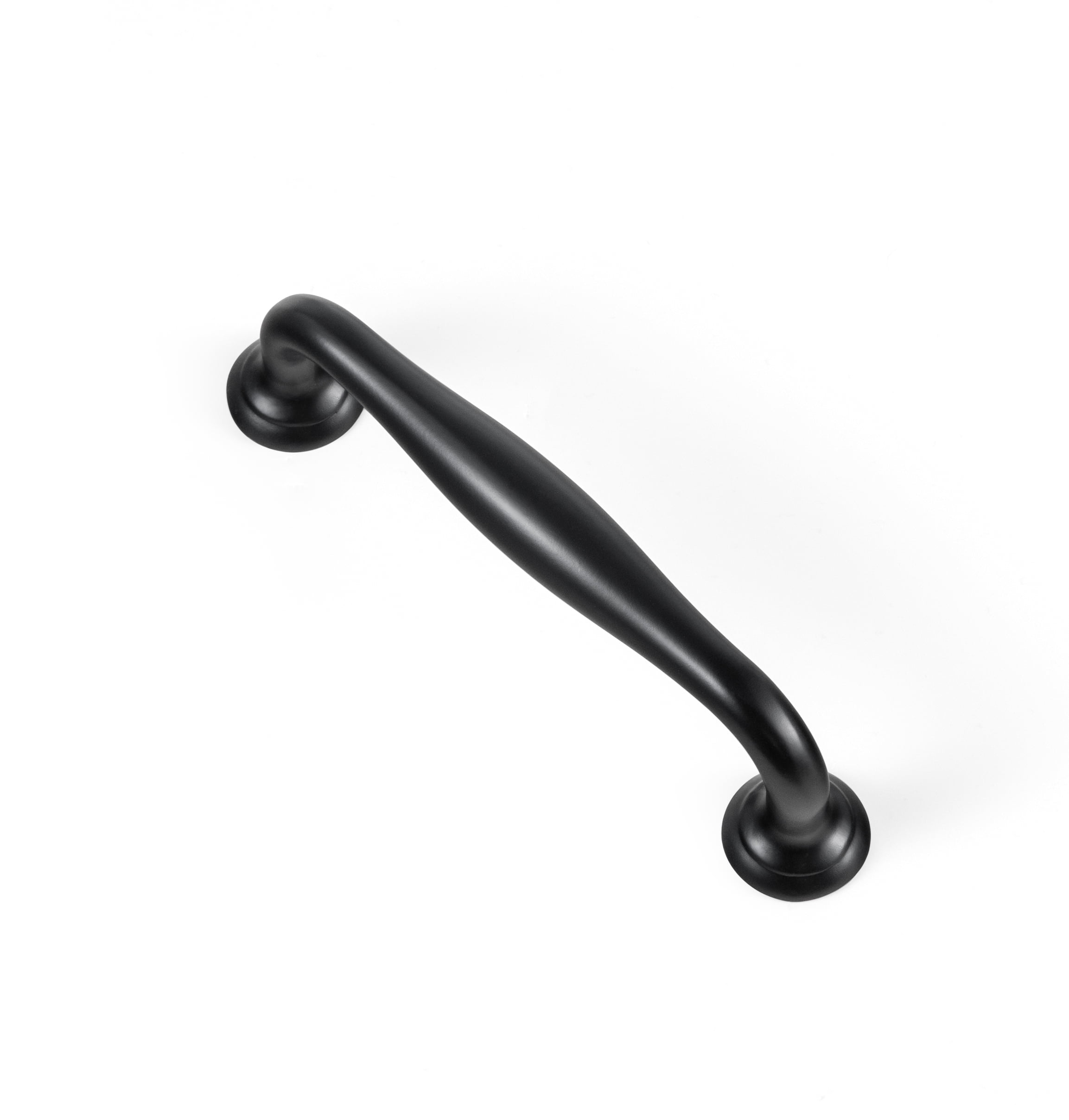 Goo-Ki 12 Pack 3.8'' Center to Center Vintage Matte Black Cabinet Pulls, Sleek Zinc Alloy Cabinet Handles for Classic Furniture Drawer Hardware