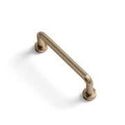 Goo-Ki 12 Pack 3" Hole Center Champagne Bronze Kitchen Cabinet Handles, Modern Zinc Alloy Kitchen Drawer Pulls Dresser Hardware for Bedroom
