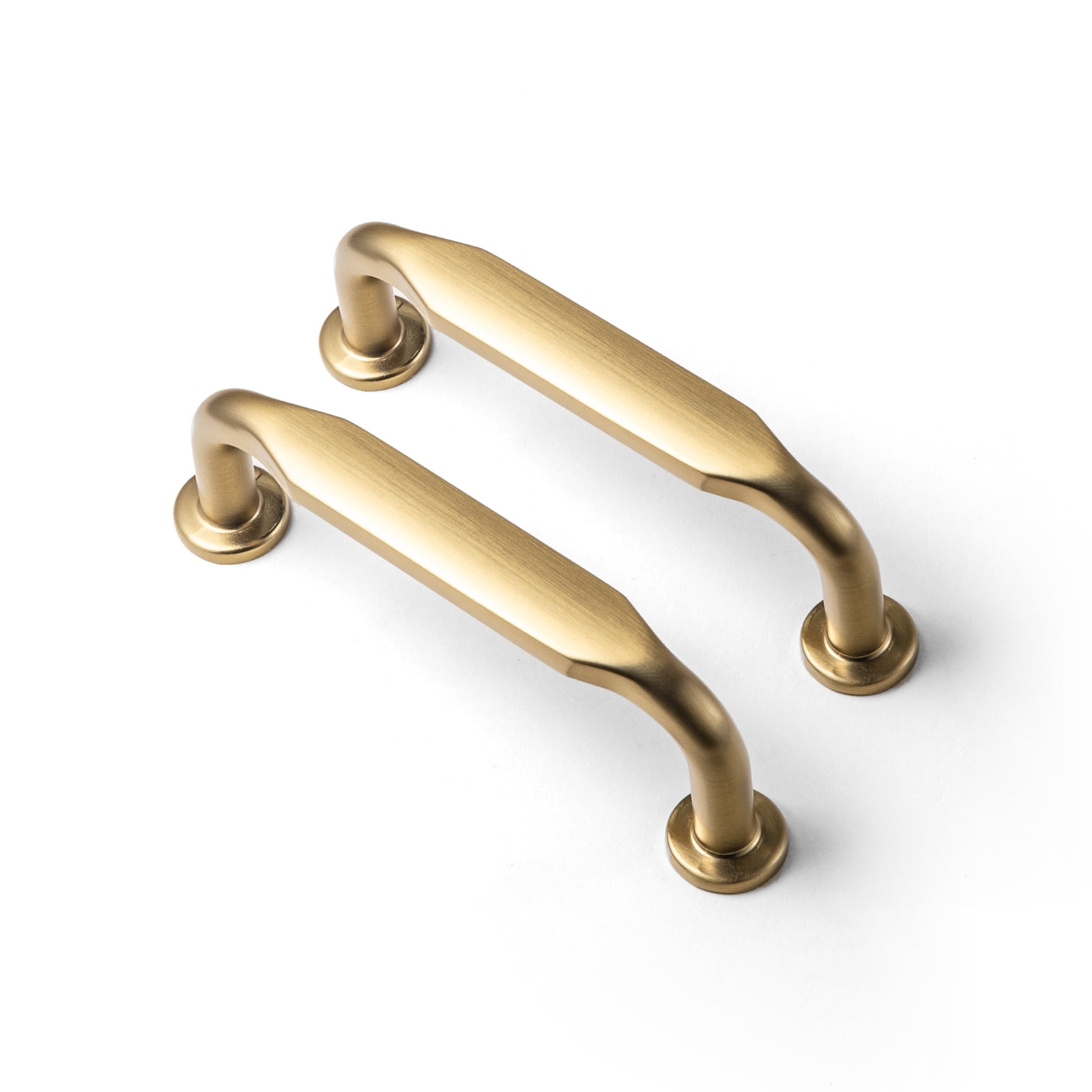 Goo-Ki 12 Pack 3''Hole Centers Champagne Bronze Cabinet Pulls, Closet Classic Zinc Alloy Cabinet Handles for Dresser,Drawer,and Cupboard