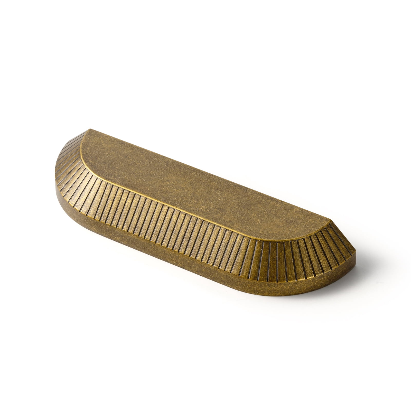 Goo-Ki 12 Pack 5''(128 MM) Hole Centers Antique Brass Cabinet Cup Handles, Luxury Zinc Alloy Cabinet Pulls for Dresser,Drawer,and Cupboard