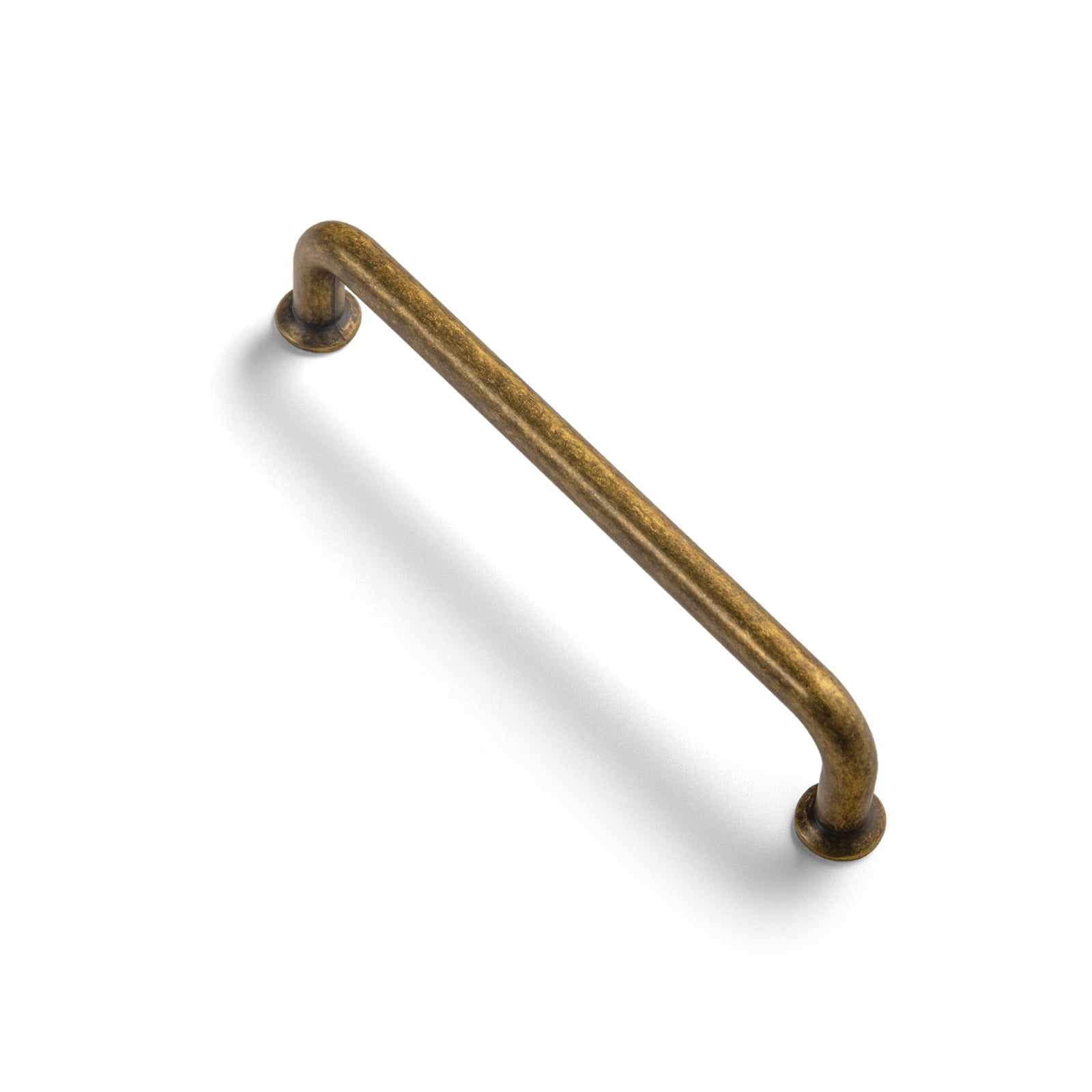 Goo-Ki 12 Pack 5''(128 MM) Hole Centers Antique Brass Cabinet Pulls, Luxury Zinc Alloy Cabinet Handles for Dresser,Drawer,and Cupboard