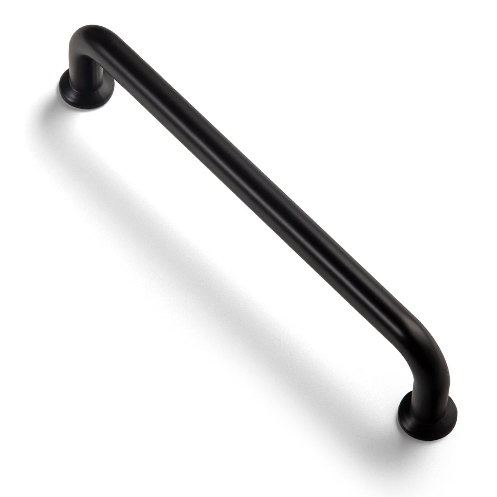 Goo-Ki 12 Pack 5''(128 MM) Hole Centers Matte Black Cabinet Pulls, Luxury Zinc Alloy Cabinet Handles for Dresser,Drawer,and Cupboard