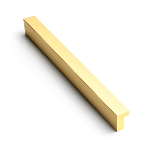 Goo-Ki 12 Pack 5 Inch(128mm) Kitchen Cabinet Pulls, Light Brushed Brass Cabinet Handles, Drawer Pulls for Dresser,Wardrobe & Cupboard
