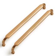Goo-Ki 12 Pack 7.6" Hole Center Dark Champagne Bronze Kitchen Cabinet Handles, Closet Classic Zinc Alloy Drawer Pulls Dresser Hardware for Bedroom