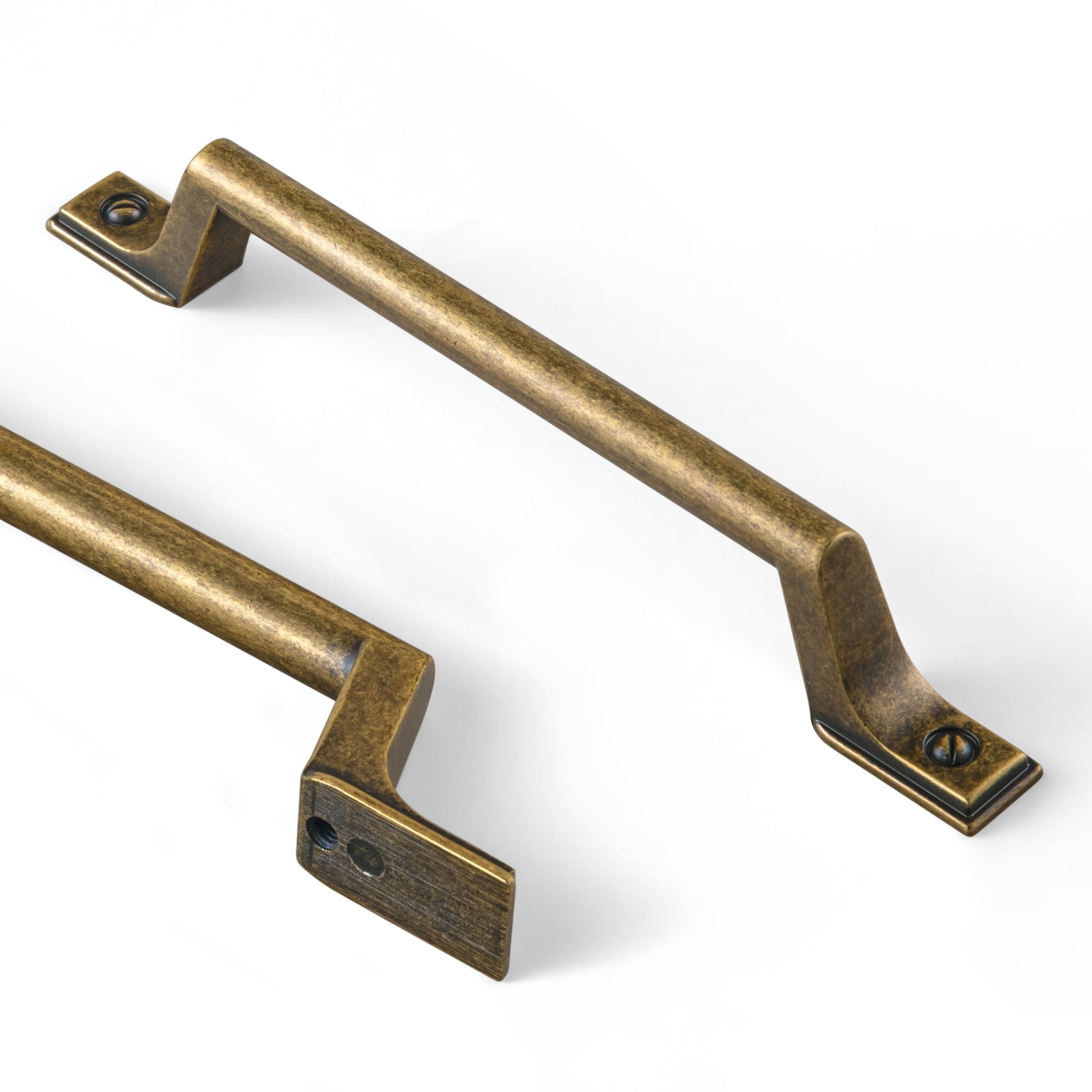 Goo-Ki 12 Pack Antique Brass Cabinet Handles of 5''(128mm) Hole Center ...