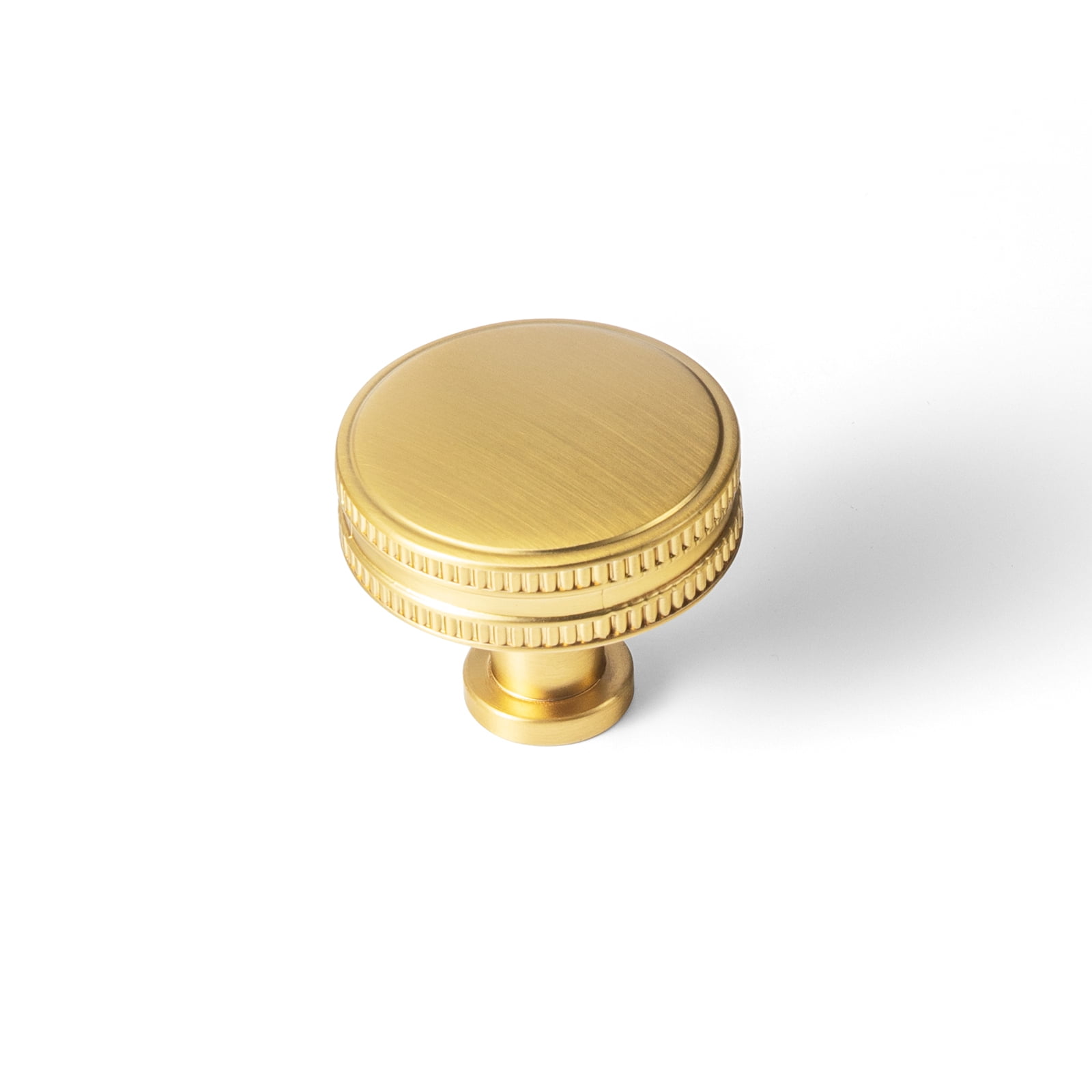Goo-Ki 12 Pack Brushed Gold Cabinet Drawer Knobs, Cabinet Handles Zinc Alloy Hardware for Dresser,Wardrobe,Cupboard