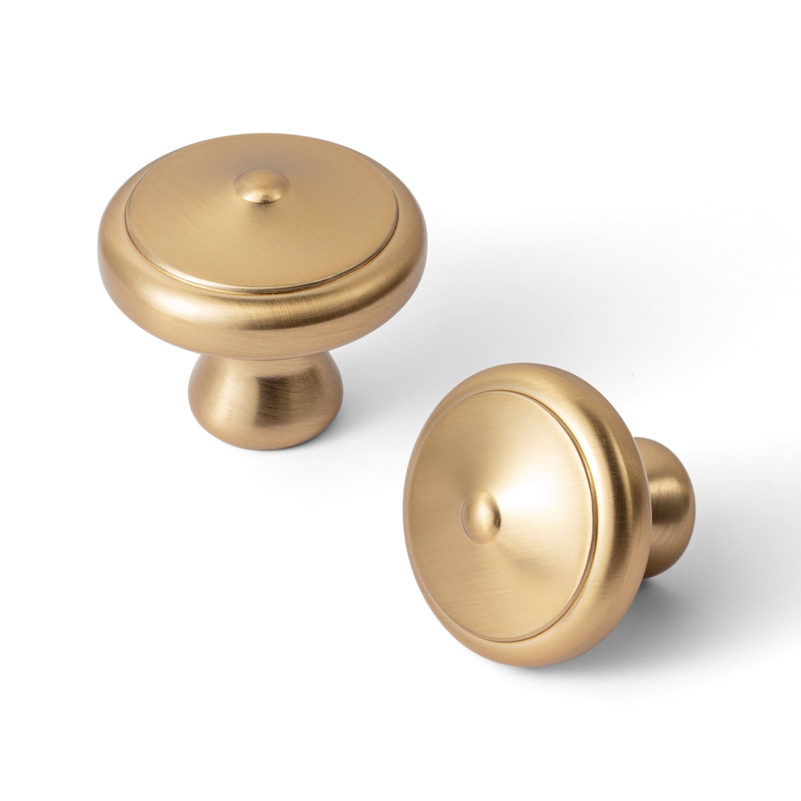 Goo-Ki 12 Pack Champagne Bronze Cabinet Drawer Knobs, Zinc Alloy Cabinet Handles Hardware for Dresser,Wardrobe,Cupboard (2057)