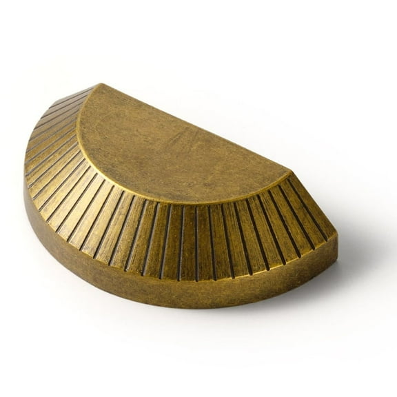 Goo-Ki 2.5''(64 MM) Hole Centers Antique Brass Cabinet Cup Handles, Luxury Zinc Alloy Cabinet Pulls for Dresser,Drawer,and Cupboard, 6 Pack