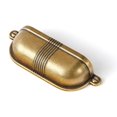 thumbnail image 1 of Goo-Ki 2.5''(64 MM) Hole Centers Antique Brass Cabinet Handles, Luxury Zinc Alloy Cabinet Cup Pulls for Dresser,Drawer,and Cupboard, 6 Pack, 1 of 7
