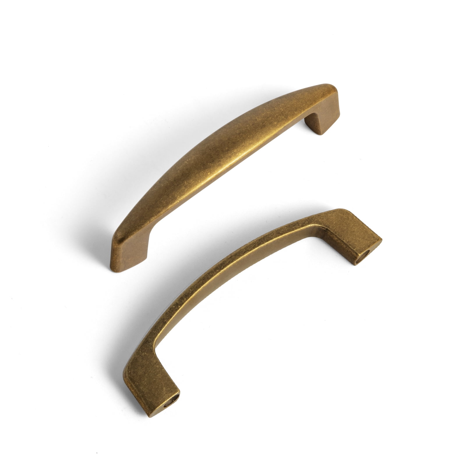 Goo-Ki 24 Pack 3 Inches Center to Center Antique Brass Cabinet Pulls, Zinc Alloy Drawer Cabinet Handles for Bar Cupboard Closet Wardrobe
