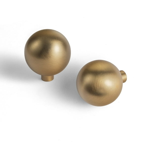 Goo-Ki 1.2"(30mm) Champgne Bronze Cabinet Knobs, Cabinet Pulls with Zinc Alloy Material, Delicate Knob for Dresser, Drawer,Wardrobe Cabinet,12 Pack
