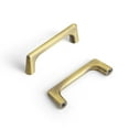 thumbnail image 1 of Goo-Ki 3''(76mm) Hole Center Brushed Bronze Cabinet Pulls, Zinc Alloy Minimalist Style Cabinet Handles for Drawer,Dresser,Cupboard Wardrobe Cabinet,6 Pack, 1 of 9