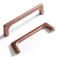 thumbnail image 1 of Goo-Ki 3.8''(96mm) Hole Center Antique Copper Cabinet Pulls, Zinc Alloy Minimalist Style Cabinet Handles for Drawer,Dresser,Cupboard Wardrobe Cabinet,6 Pack, 1 of 8