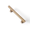 thumbnail image 1 of Goo-Ki 3.8''(96mm) Hole Center Champagne Bronze Zinc Alloy Cabinet Handles - Modern Striped Decorations Cabinet Pull Hardware for Bedroom, Kitchen, 6 Pack, 1 of 7