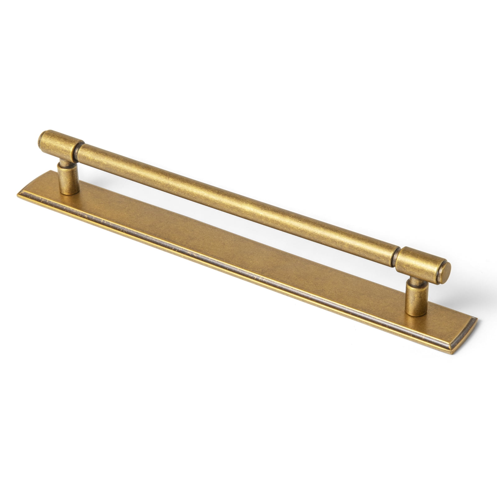 brass dresser hardware SET ANTIQUE DRAWER PRESSED PLATES IRON PULLS (22b) 6 Overall Length MARBELLA / Solid Brass Handles