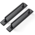 thumbnail image 1 of Goo-Ki 5'' Center to Center Matte Black Cabinet Bar Pulls with Backplate, Vintage Classic Retro Drawer Handles Closet Home Kitchen Improvement Hardware, 2 Pack, 1 of 2