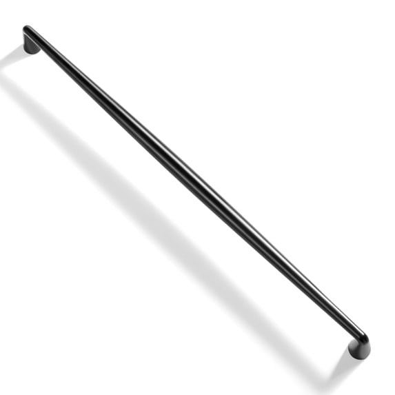 Goo-Ki 10''( 256mm ) Hole Center Cabinet Pulls Elegant Black Zinc Alloy Affordable Luxury Cabinet Handle Hardware for Bedroom, Kitchen, 6 Pack