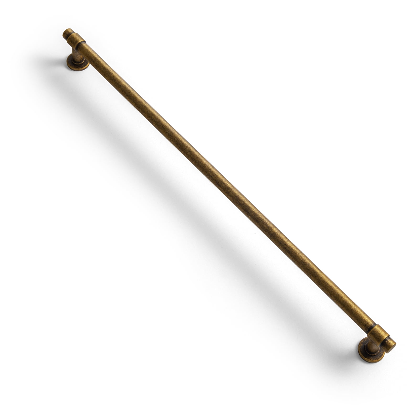 Goo-Ki 6 Pack 12.6''(320mm) Hole Center Antique Brass Cabinet Pulls, Zinc Alloy Cabinet Handles for Drawer,Dresser,Cupboard Wardrobe