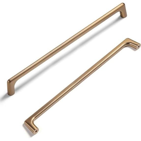 Goo-Ki 6 Pack 12.6"(320mm) Hole Center Cabinet Pulls Champagne Bronze Cabinet Handle Zinc Alloy Drawer Handle Wardrobe Cabinet Hardware
