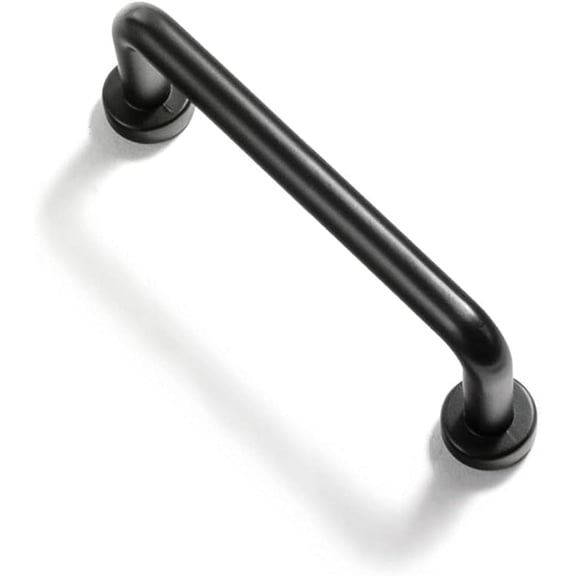 Goo-Ki 6 Pack 2.5" Hole Center Matte Black Kitchen Cabinet Handles Drawer Pulls Mordern Dresser Hardware