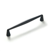 Goo-Ki 6 Pack 3.78''( 96mm ) Hole Center Cabinet Pulls Elegant Black Zinc Alloy Affordable Luxury Cabinet Handle Hardware for Bedroom, Kitchen