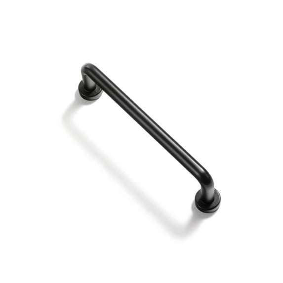 Goo-Ki 6 Pack 3.78'' Hole Center Matte Black Cabinet Handles Closet Classic Ancient Cabinet Pull Hardware for Bedroom, Kitchen