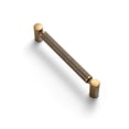 thumbnail image 1 of Goo-Ki 6 Pack 5''(128mm) Hole Center Antique Brass Cabinet Pulls, Zinc Alloy Knurled Grip Cabinet Handles for Drawer,Dresser,Cupboard Wardrobe Cabinet, 1 of 7
