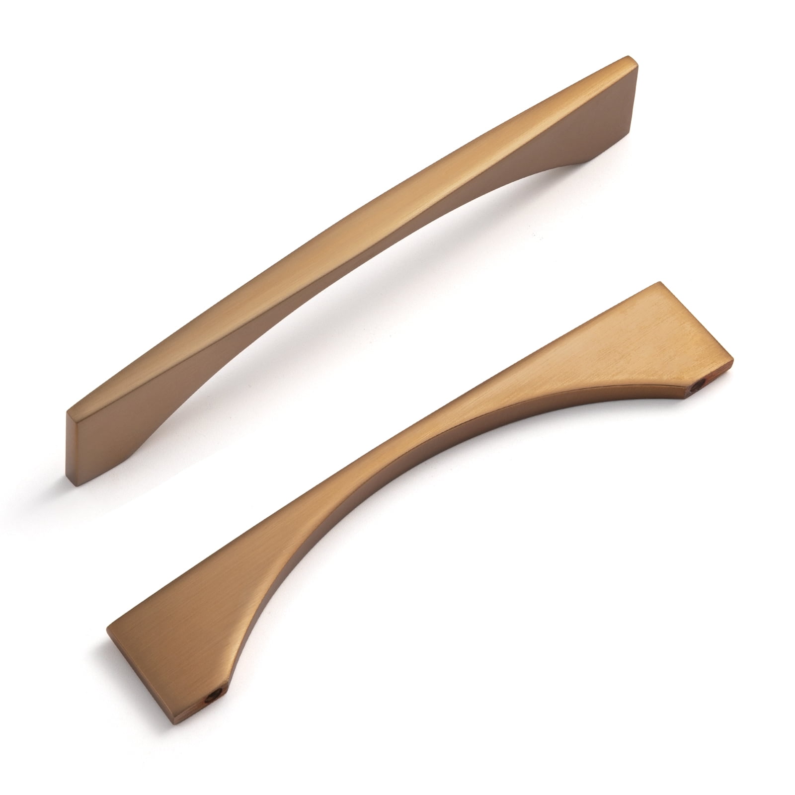 Goo-Ki 6 Pack Cabinet Pulls - 5 Inch Hole Center, Antique Copper, Zinc Alloy, 5.45" Length