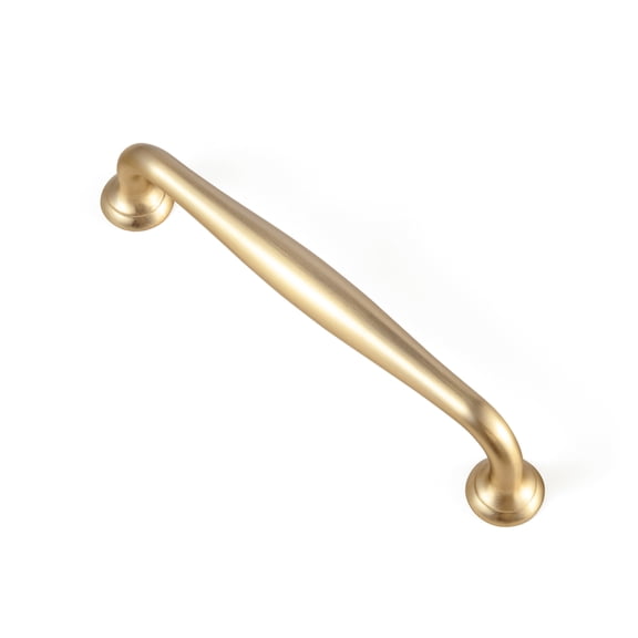 Goo-Ki 6 Pack 5'' Center to Center Vintage Champagne Bronze Cabinet Pulls, Sleek Zinc Alloy Cabinet Handles for Classic Furniture Drawer Hardware