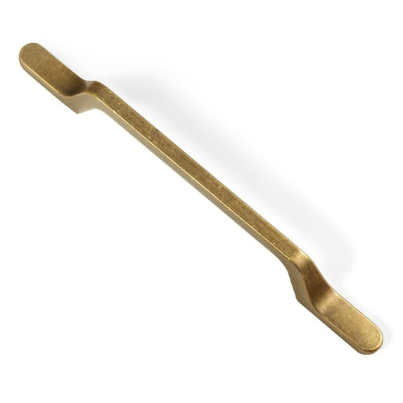 Goo-Ki 6 Pack 5" Hole Center Antique Bonze Cabinet Pulls - Antique Brass Drawer Pull for Dresser Cupboard , Vintage Bronze Bar Handles Kitchen Hardware for Bathroom Closet Wardrobe ,1751-GT-128