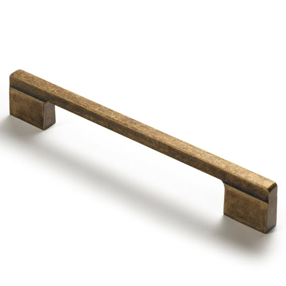 Goo-Ki 6-Pack 5''Hole Center Antique Bronze Solid Cabinet Handles Vintage Brass Drawer Handles