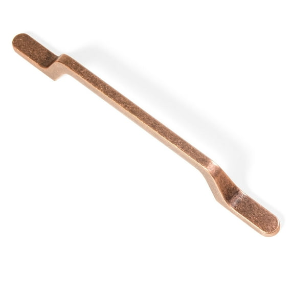Goo-Ki 6 Pack 5" Hole Center Antique Copper Cabinet Pulls - Antique Copper Drawer Pull for Dresser Cupboard , Vintage Copper Bar Handles Kitchen Hardware for Bathroom Closet Wardrobe ,1751-AC-128