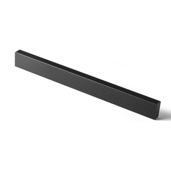 Goo-Ki 6 Pack 5 Inch Hole Centers Matte Black Knurled Cabinet Pulls, Textured Vintage Cabinet Bar Handles for Drawer, Dressers, Furniture Hardware