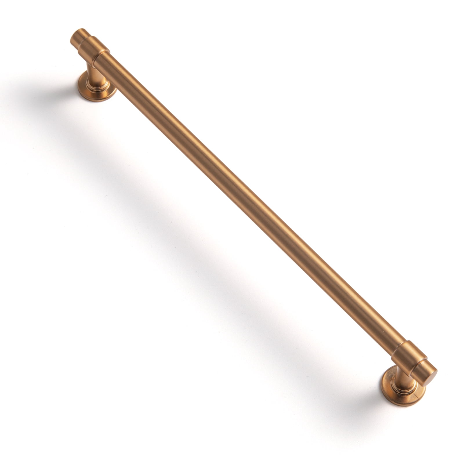 Goo-Ki 6 Pack 7.6''(192mm) Hole Center Warm Champagne Bronze Cabinet Pulls, Zinc Alloy Cabinet Handles for Drawer,Dresser,Cupboard Wardrobe