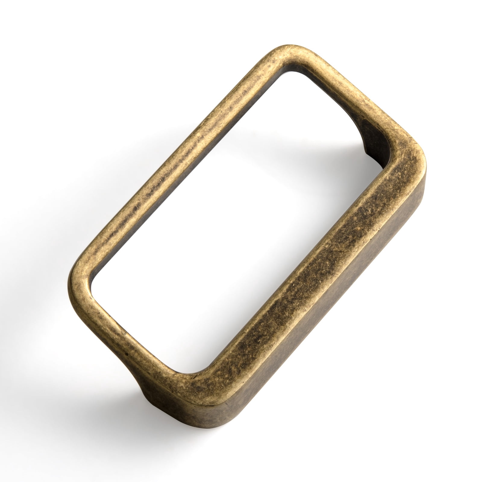 Goo-Ki Antique Brass Cabinet Pulls 2.5'' (64MM) Hole Centers Retro Zinc Alloy Drawer Pulls Handles for Drawer,Wardrobe,Cupboard, 6 Pack
