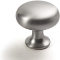 thumbnail image 1 of Goo-Ki 6 Pack Brushed Nickel Round Classic Cabinet Knobs Hardware for Bedroom Kitchen, 1 of 3