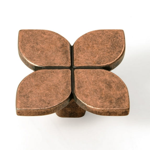 Goo-Ki 6 Pack Drawer Pulls Stylish Cabinets Knobs Modern Dresser Drawers Pulls Handles Antique Copper Kitchen Hardware Furniture Cupboard Pulls with Screws