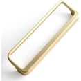 thumbnail image 1 of Goo-Ki Light Brushed Brass Cabinet Pulls 5'' (128MM) Hole Centers Mordern Zinc Alloy Drawer Pulls Handles for Drawer,Wardrobe,Cupboard, 6 Pack, 1 of 6