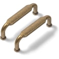 thumbnail image 1 of Goo-Ki 6Pcs 3"(76mm) Hole Center Cabinet Pulls Distressed Antique Brass Kitchen Drawer Pulls Handles for Cupboard Wardrobes, 1 of 7