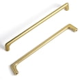 thumbnail image 1 of Goo-Ki 7.6''(192mm) Hole Center Brushed Brass Cabinet Pulls, Zinc Alloy Minimalist Style Cabinet Handles for Drawer,Dresser,Cupboard Wardrobe Cabinet,6 Pack, 1 of 7
