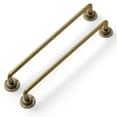 thumbnail image 1 of Goo-Ki 7.6'' Center to Center Matte Black Cabinet Bar Pulls with Backplate, Vintage Classic Retro Drawer Handles Closet Home Kitchen Improvement Hardware，6 Pack, 1 of 2