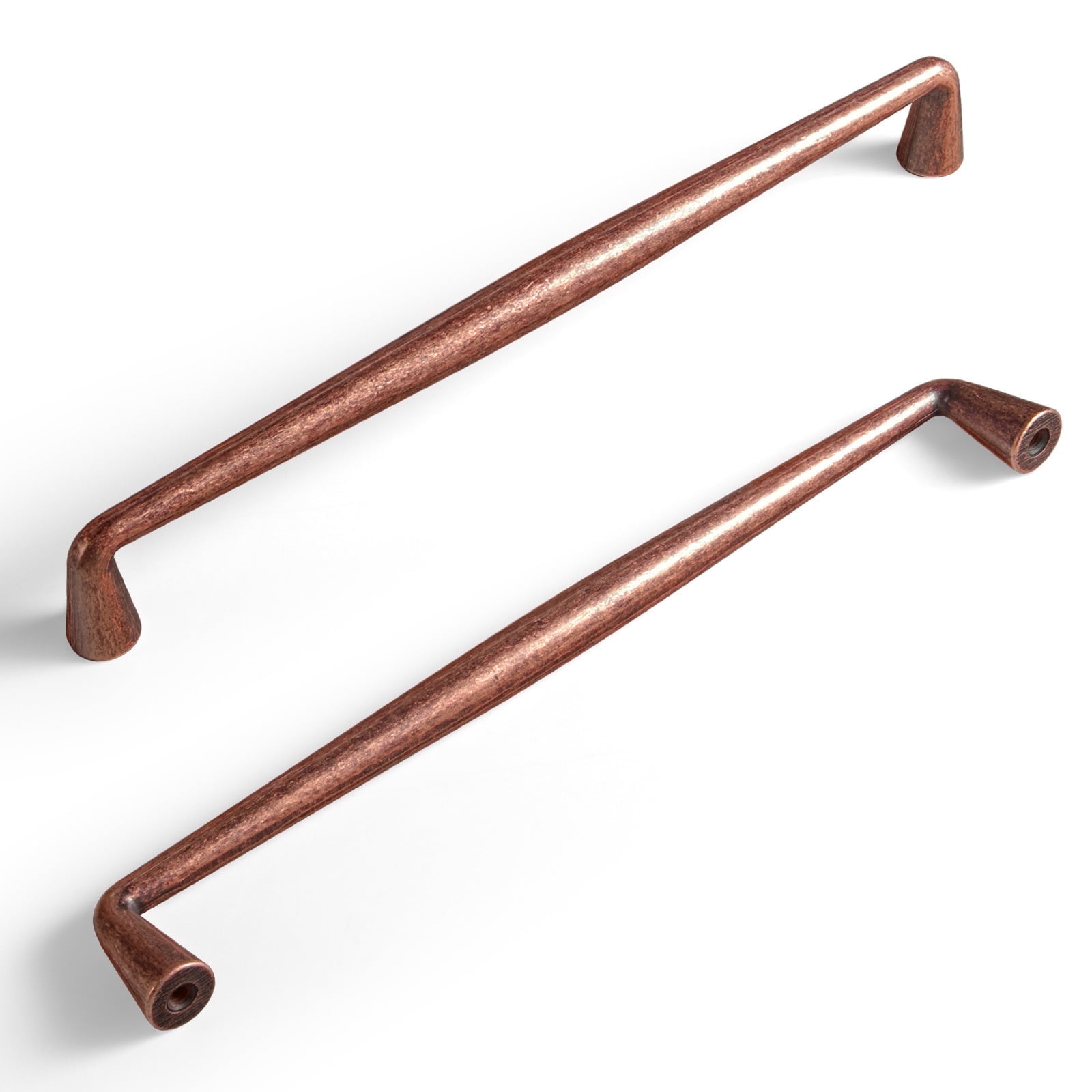 Goo-Ki 7.6" Hole Center Antique Copper Kitchen Cabinet Handles, Closet Classic Zinc Alloy Drawer Cabinet Pulls Dresser Hardware for Bedroom, 6 Pack