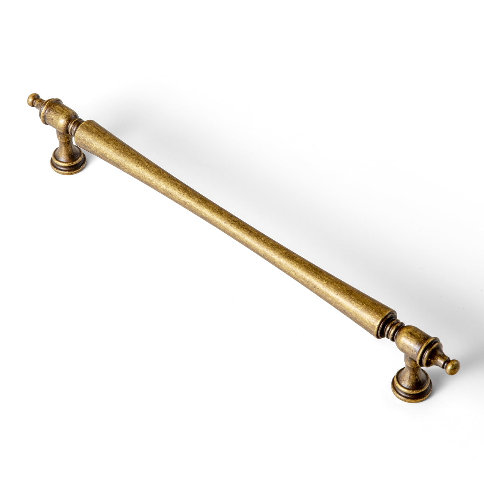 Goo-Ki Antique Brass Cabinet Handles of 7.6''(192mm) Hole Center, Zinc Alloy Cabinet Pulls for Drawer,Dresser,Cupboard Wardrobe,6 Pack